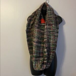 Erfurt Lotte Confetti Knit Multicolored Infinity Scarf Luxury Denmark